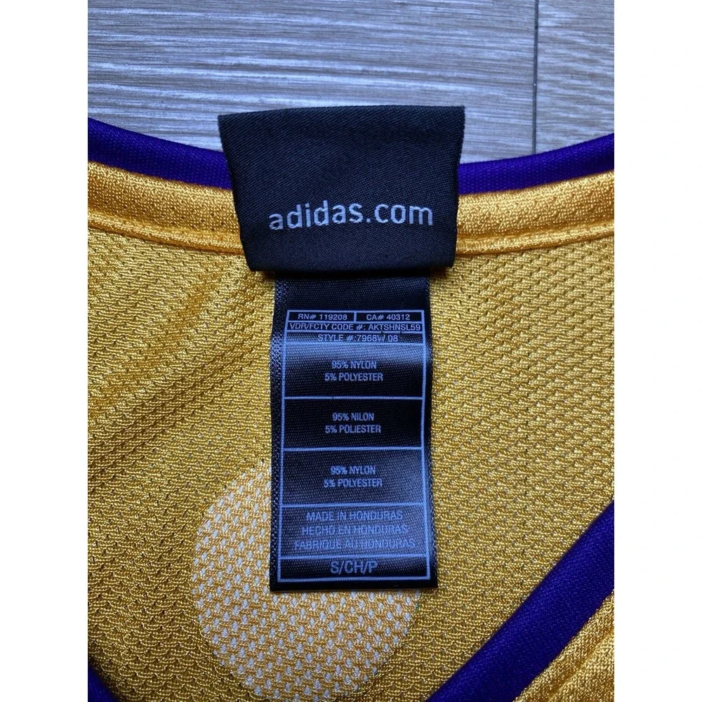 Authentic Y2K Adidas WNBA Los Angeles Sparks Candace Parker Jersey Size SMALL